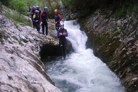 Descenso de cañones